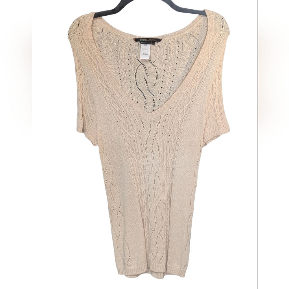 BCBGMaxAZRIA Beige Sweater